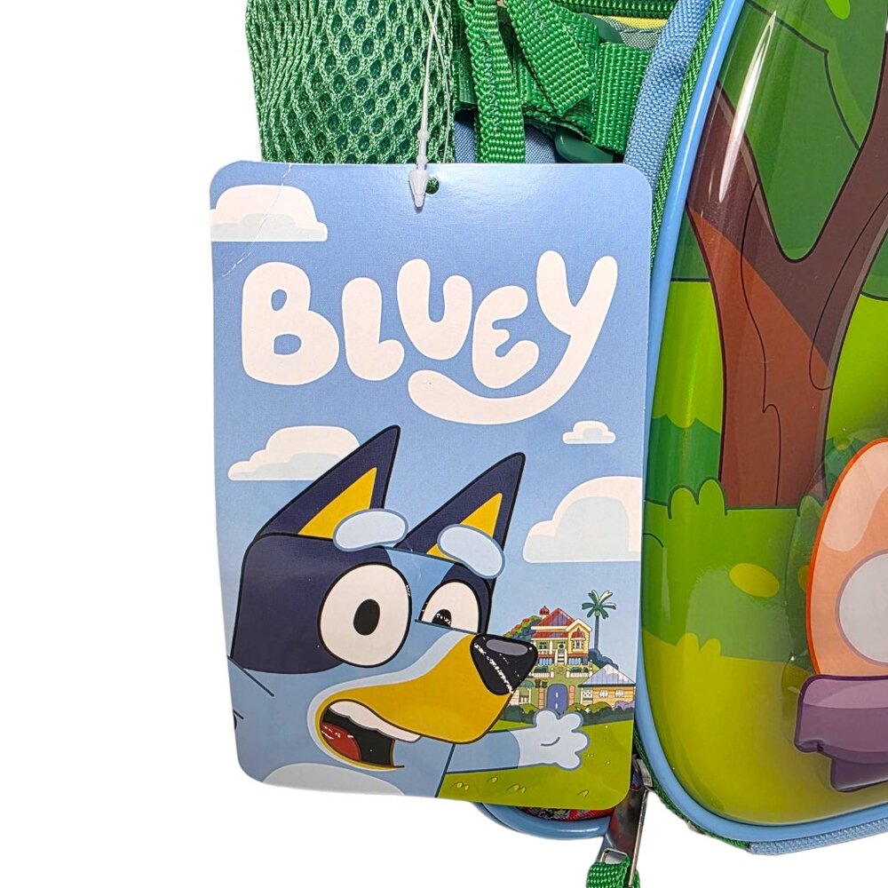 Bluey Kids Laptop Backpack 17" Set with Matching Lunch Tote Bag Adjustable Strap - Picture 10 of 10
